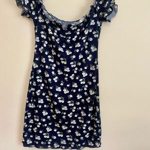 Over the shoulder bodycon dress